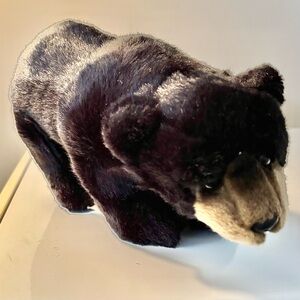 Webkinz Signature Black Bear NWOT, not played with, stored plush stuffed toy.